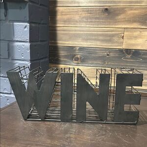 Wine Cork Home Decor Storage Keeper Bronze Color Metal